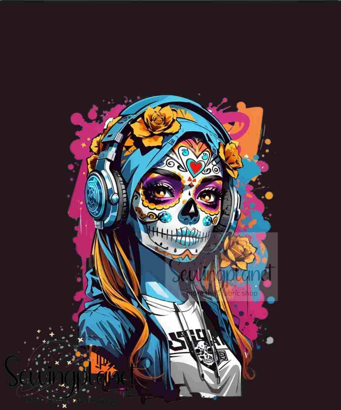 Panela muerta s slušalkami