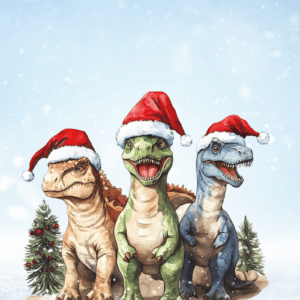 Panela zimske risanke 48 dino