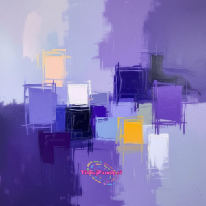 Panela viola abstrakt 01