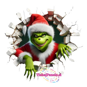 Panela Grinch komplet dveh panel beli